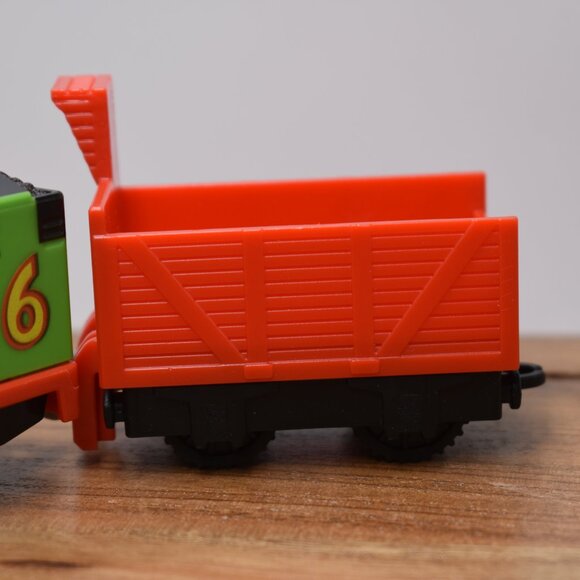 Talking & Light up Percy & Mail Cargo Car Motorized Trackmaster Train Thomas - Picture 5 of 7